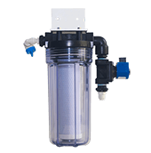 Fresh water flush filter